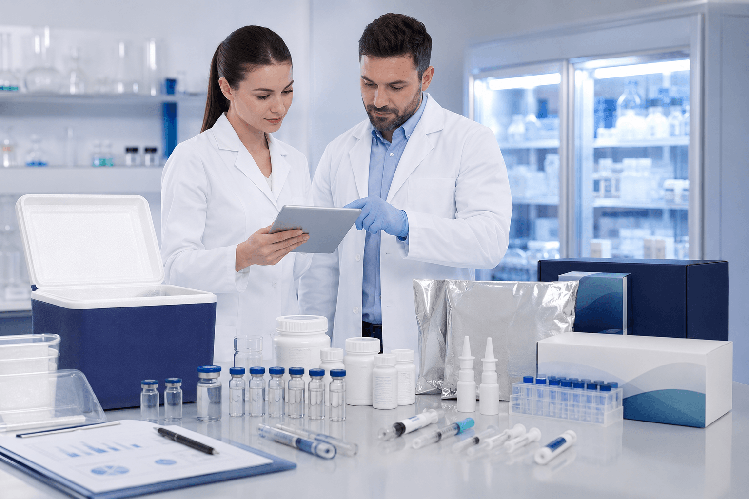 Researchers choosing verified peptide products